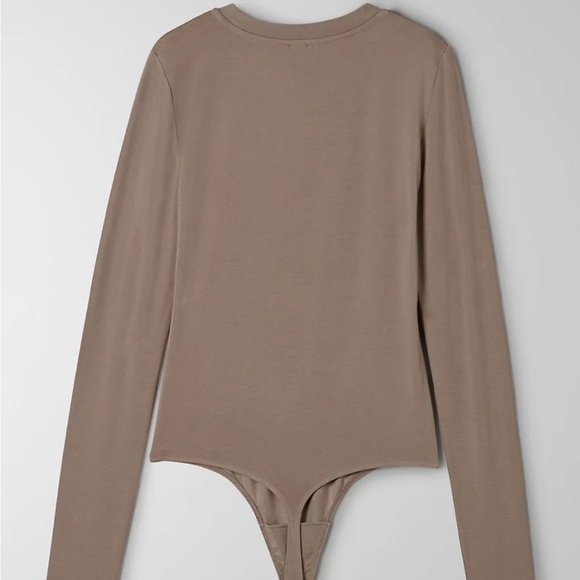 Aritzia Wilfred WHITE Baby Longsleeve Bodysuit NWT - Picture 4 of 4